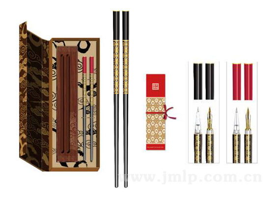 纹祥筷子笔