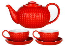 典藏茶具组豪华礼盒装-红